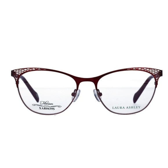 Laura Ashley Women's La Anne Cateye Eyeglasses, Frames Case RX-able NWT - Picture 2 of 10